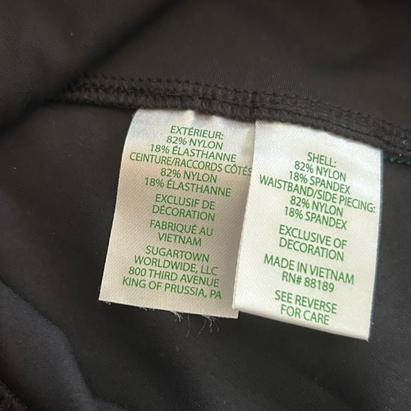 NWT, Lilly Pulitzer Weekender Noir Color-block 24” Leggings, Size Medium - Picture 14 of 15